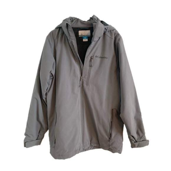 Columbia Other - Columbia Men's Gate Racer Softshell Gray Grey Jacket Size L
